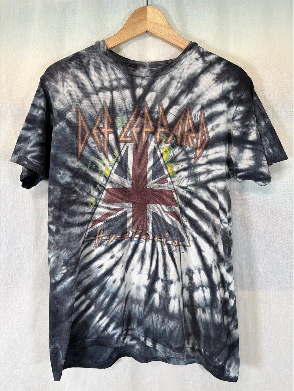 Def Leppard Tie-Dye Graphic T-Shirt Men's Small